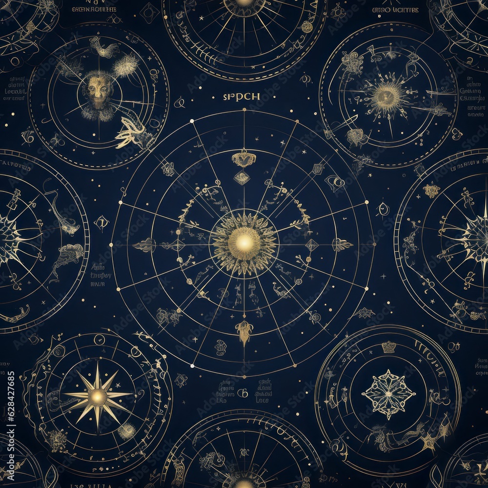 Starry Zodiac Design Starry Zodiac Design