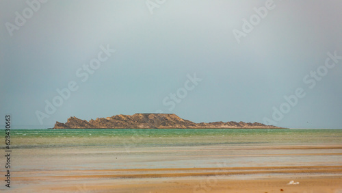 Dragon Island in the Dakhla Peninsula in Morocco