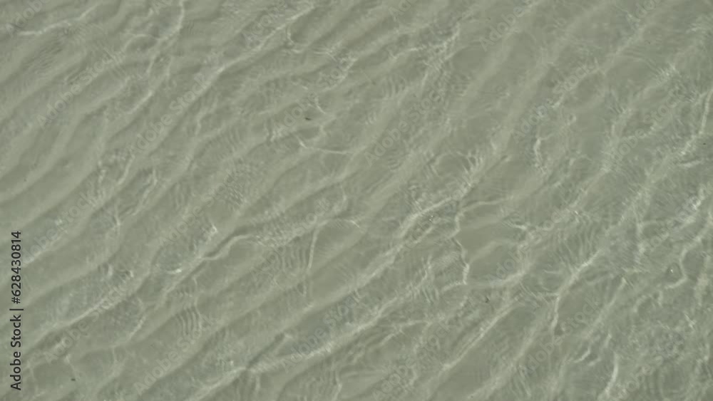 Sand ripples created by shallow waves Sand ripples created by shallow waves