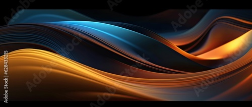 Futuristic abstract backdrop: high-tech elements, precision patterns, vibrant hues