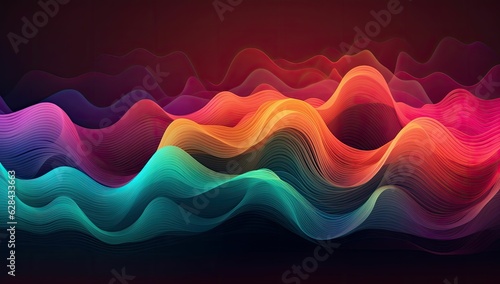 abstract wavy liquid background layout design tech innovation.