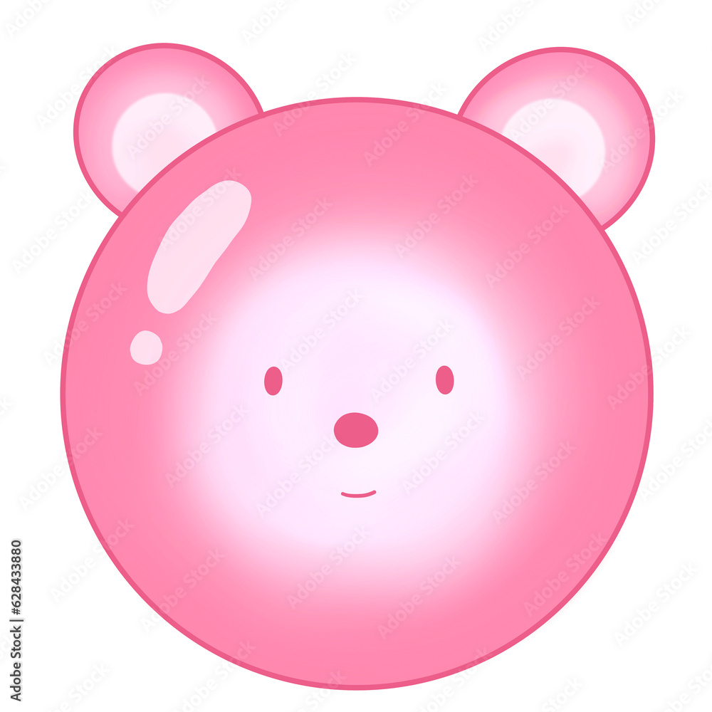 Bubble bear collection (pink) 01 Bubble bear collection (pink) 01