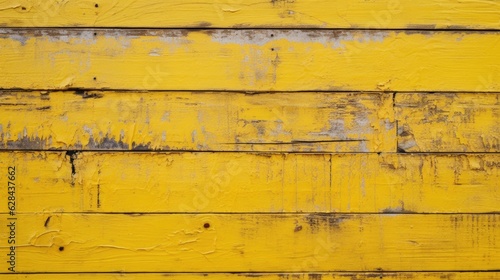 Wallpaper Mural old yellow painted wood Torontodigital.ca