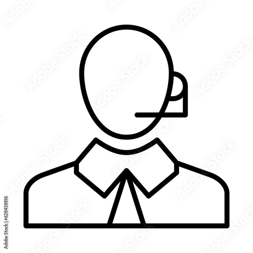customer service icon or logo isolated sign symbol vector illustration - high quality black style vector icons
