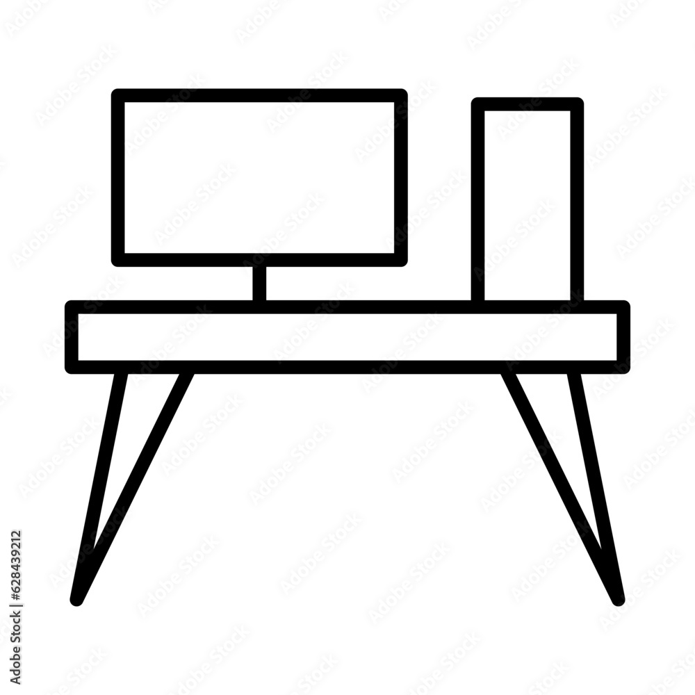 computer desk icon or logo isolated sign symbol vector illustration - high quality black style vector icons
computer desk icon or logo isolated sign symbol vector illustration - high quality black style vector icons