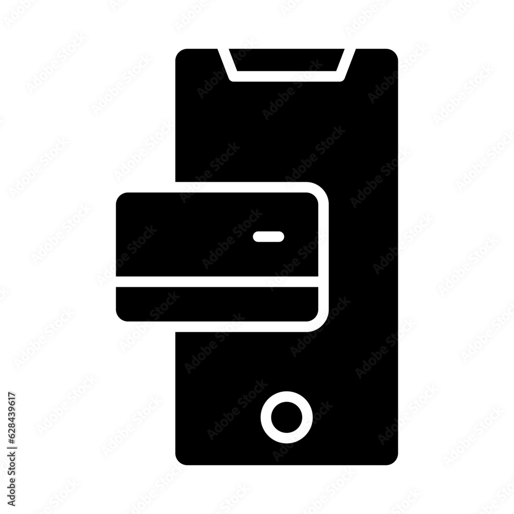 Obraz premium credit card icon or logo isolated sign symbol vector illustration - high quality black style vector icons 