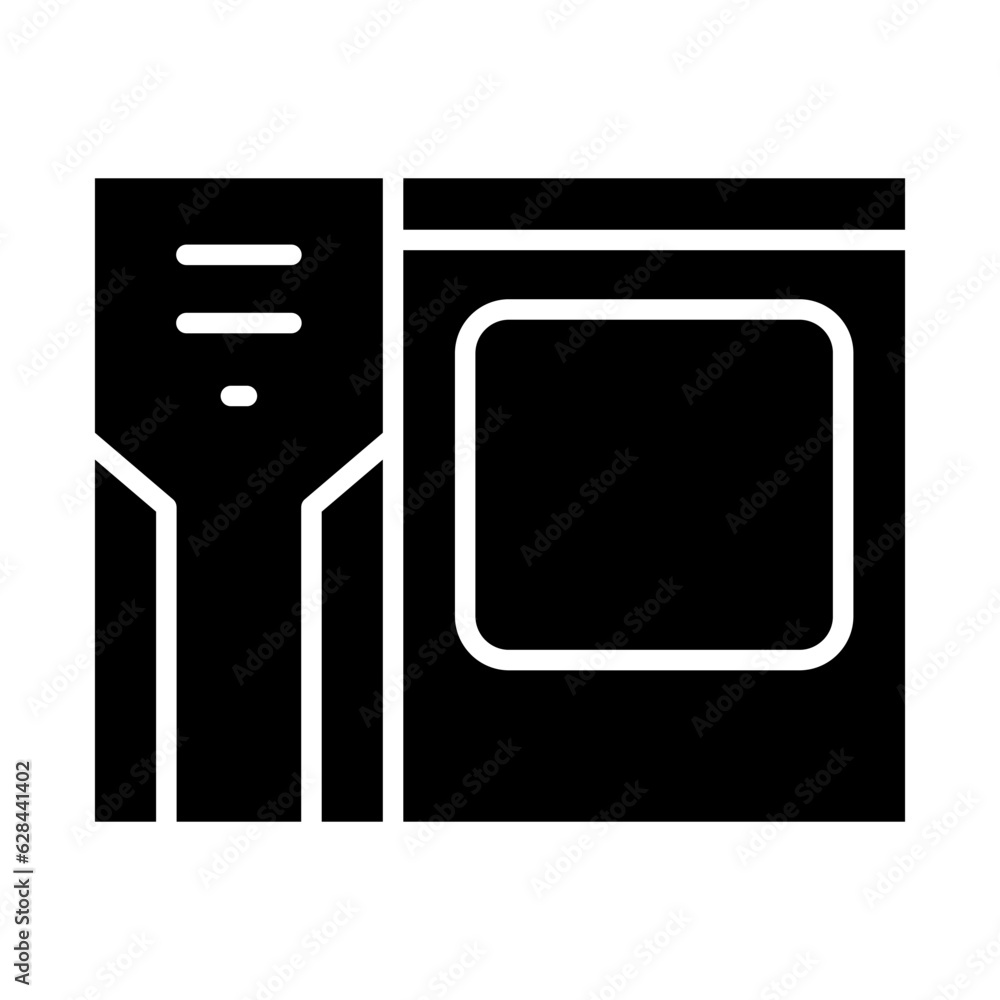 gaming pc icon or logo isolated sign symbol vector illustration - high quality black style vector icons gaming pc icon or logo isolated sign symbol vector illustration - high quality black style vector icons