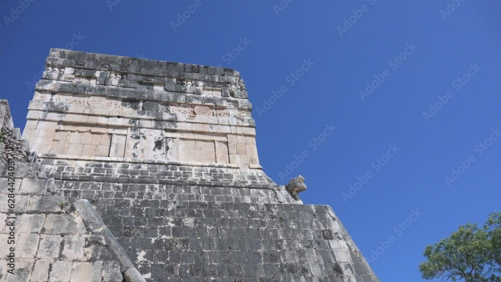side view of observatory in Chichen Itza, El Caracol in Yucatan Mexico side view of observatory in Chichen Itza, El Caracol in Yucatan Mexico