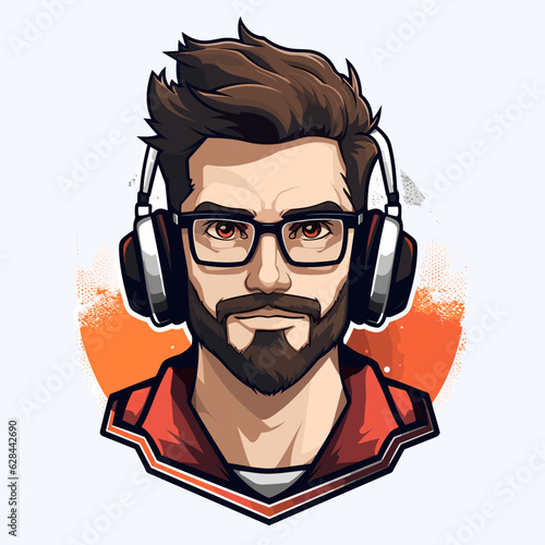 Wallpaper Mural Esport vector logo gamer, gamer icon, gamer head, vector, sticker Torontodigital.ca