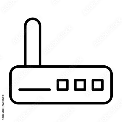 modem icon or logo isolated sign symbol vector illustration - high quality black style vector icons