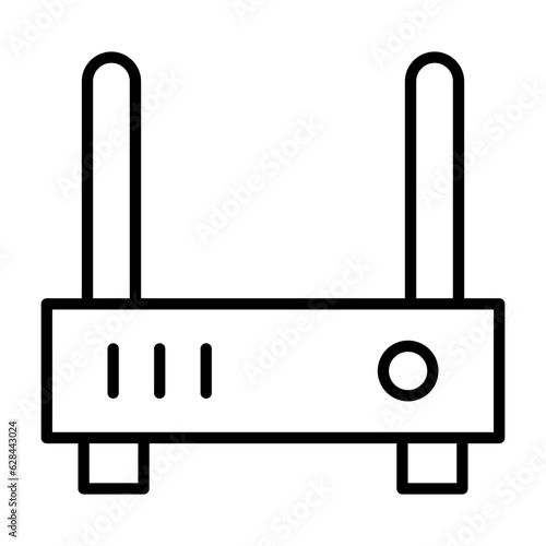 modem icon or logo isolated sign symbol vector illustration - high quality black style vector icons