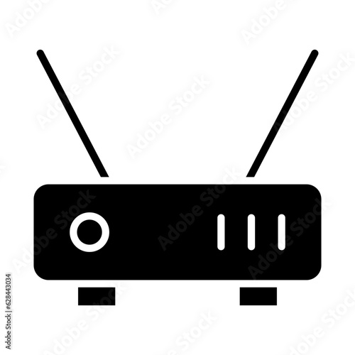 modem icon or logo isolated sign symbol vector illustration - high quality black style vector icons