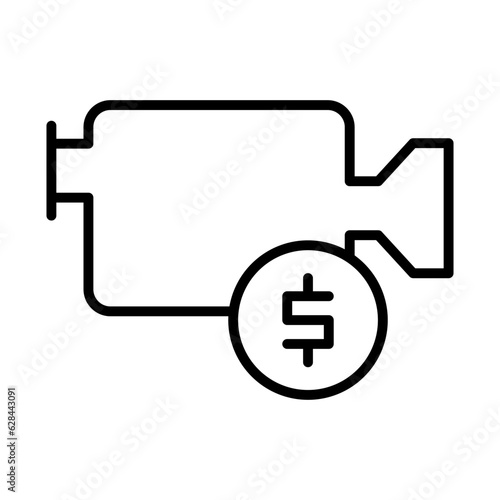 monetization icon or logo isolated sign symbol vector illustration - high quality black style vector icons