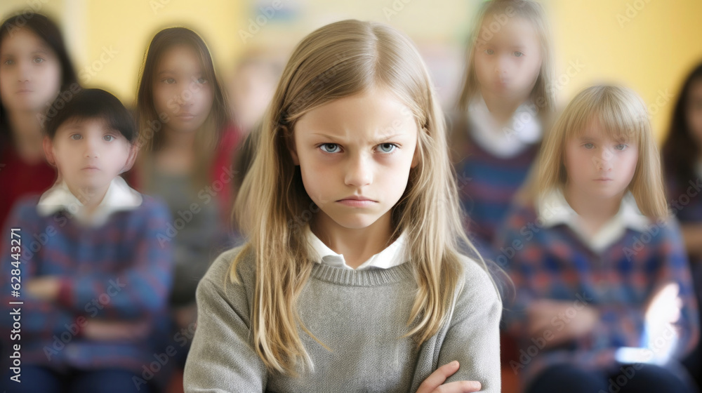 Lonely Student Facing Classroom Bullying Lonely Student Facing Classroom Bullying