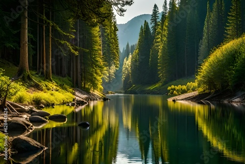 lake in the forest