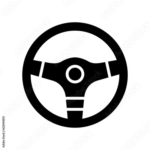 steering wheel icon or logo isolated sign symbol vector illustration - high quality black style vector icons