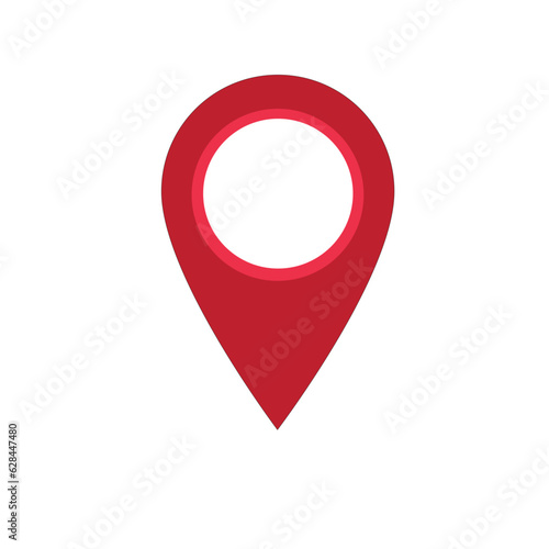 pointer icon, red map pointer, gps, map, pointer