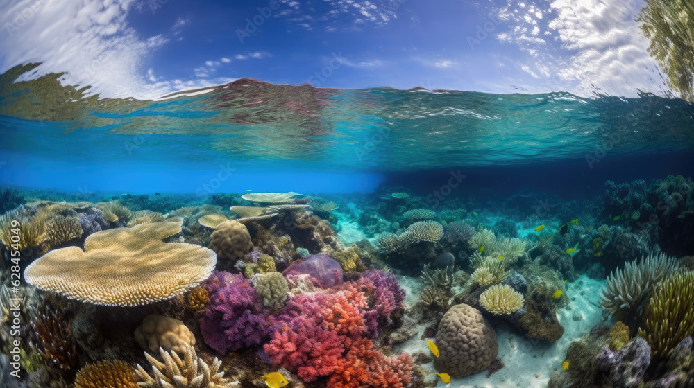 Underwater Extravaganza: Exploring the Lively Coral Reef