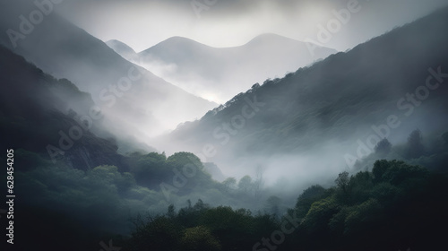 Ethereal Peaks in the Mist