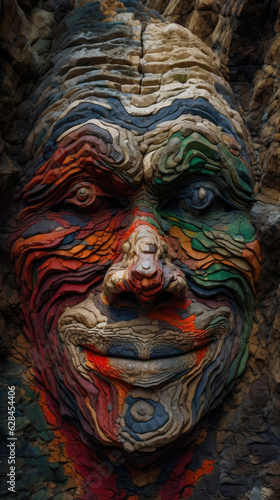 The Colorful Face