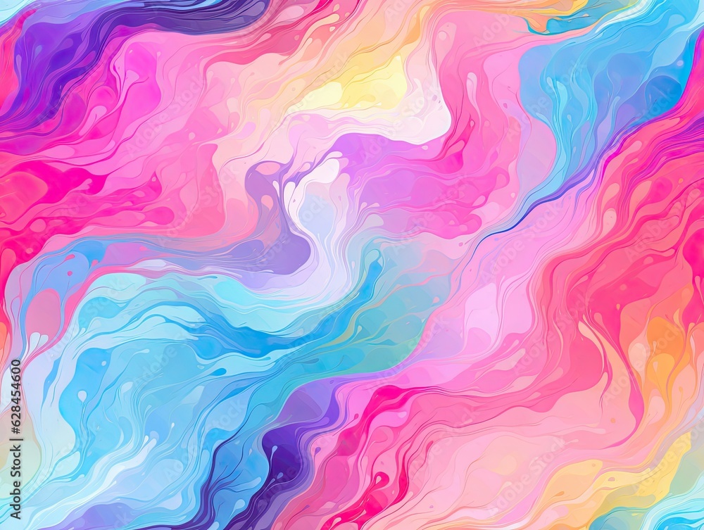 Marbled watercolor rainbow, abstract ink marble clouds in translucent colors. Template, tile cover, design background, seamless pattern Marbled watercolor rainbow, abstract ink marble clouds in translucent colors. Template, tile cover, design background, seamless pattern