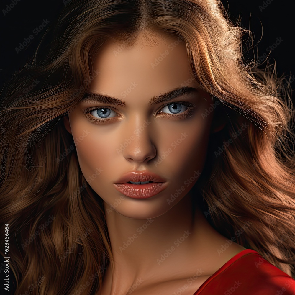 Portrait of a beautiful woman Portrait of a beautiful woman