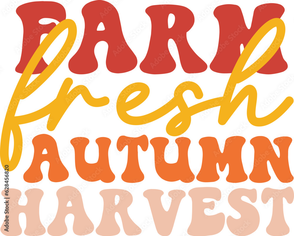 Retro fall svg design cut files Retro fall svg design cut files