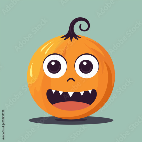 Wallpaper Mural Halloween pumpkins face.  vector design. Happy halloween. Trick or treat. cute pumpkins element for spooky yard party celebration. Vector illustration. Torontodigital.ca