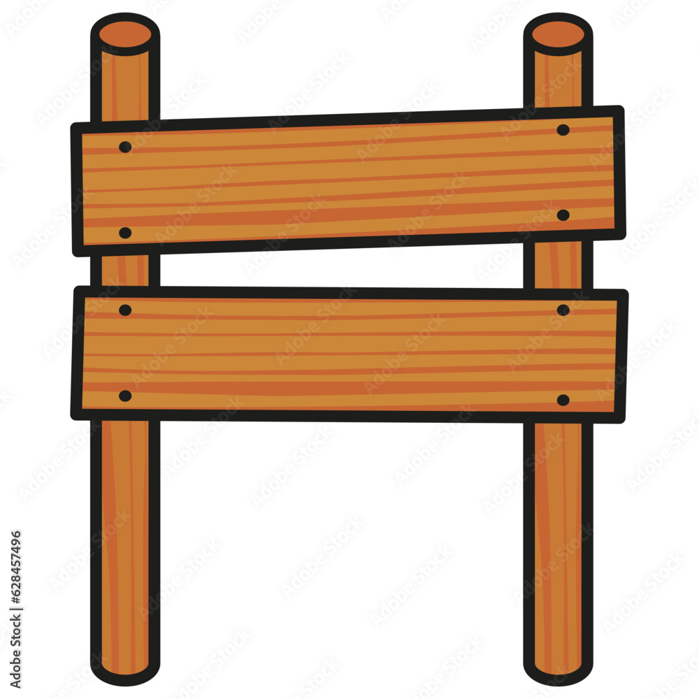 Icon vector wooden signs Icon vector wooden signs