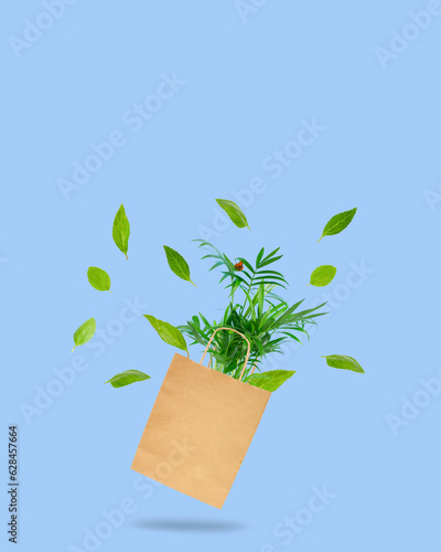 Fotografie The concept of conscious consumption and environmental responsibility