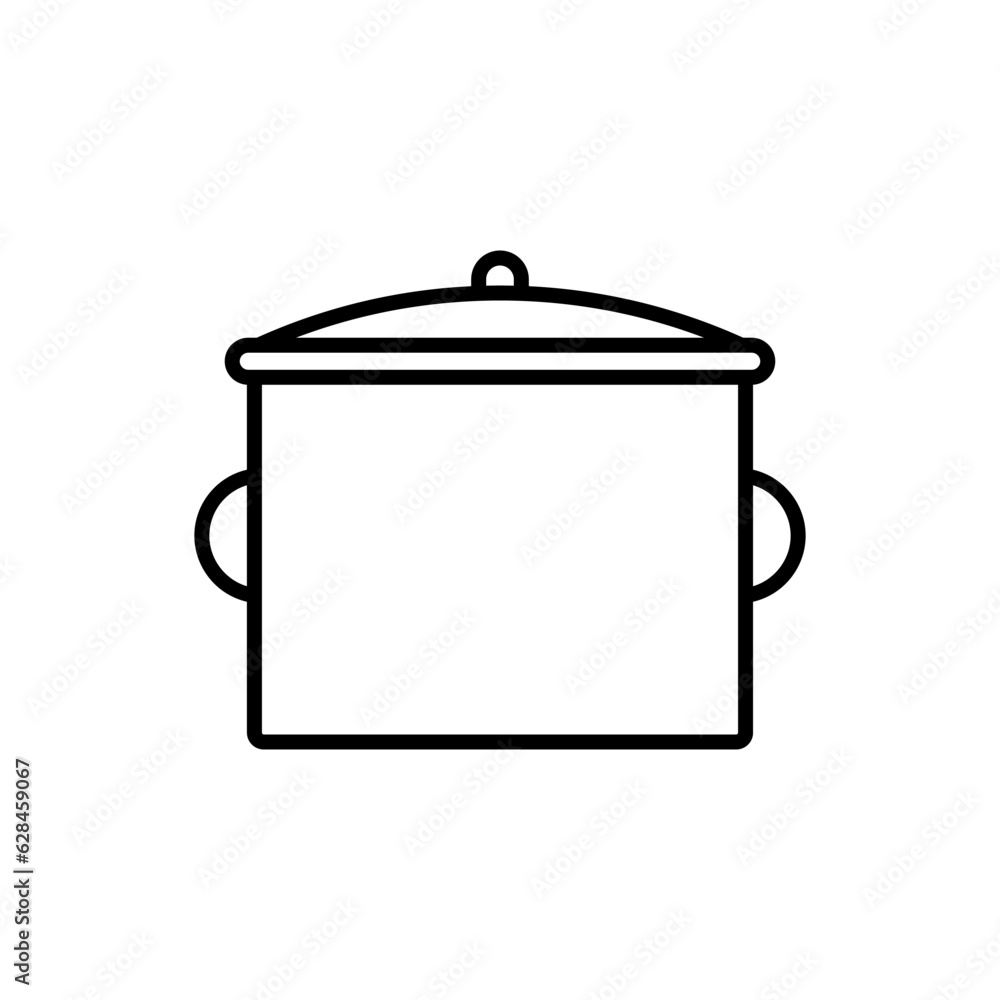 Pot icon vector. kitchen illustration sign. kitchenware symbol. Food logo. Pot icon vector. kitchen illustration sign. kitchenware symbol. Food logo.