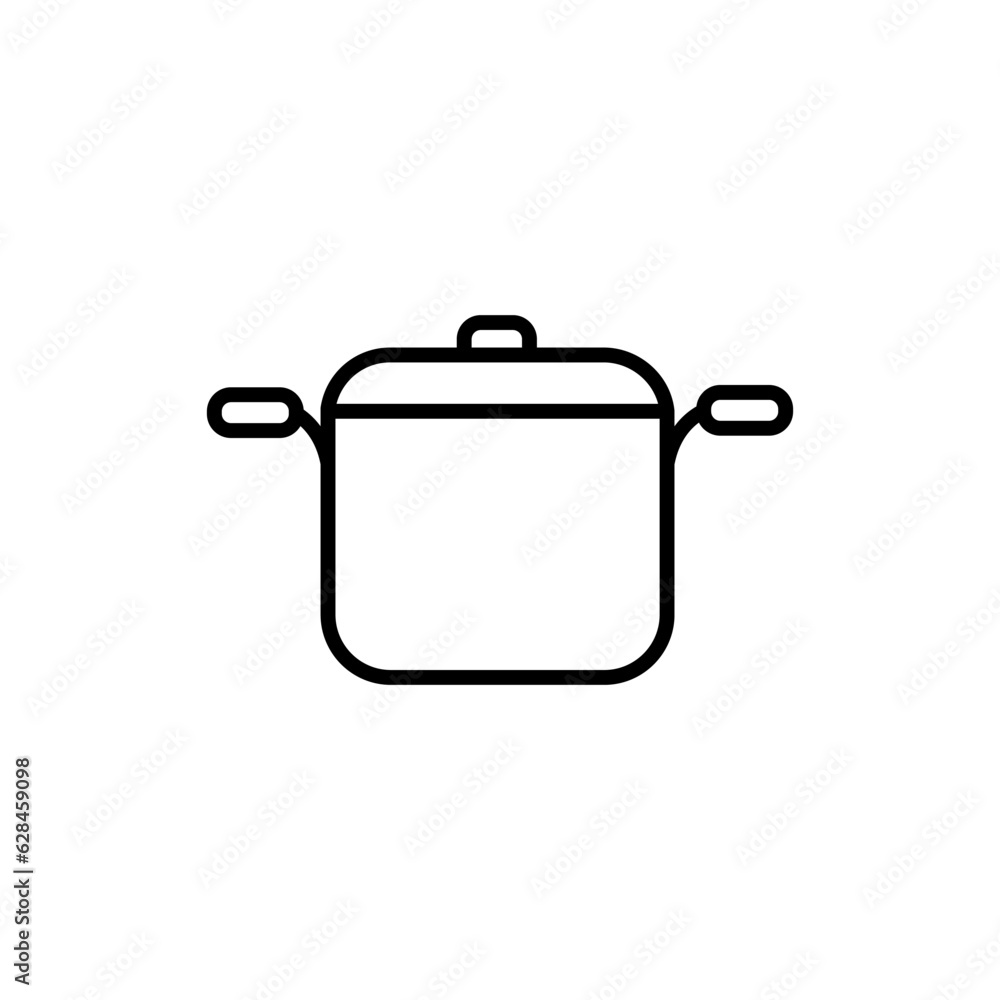 Pot icon vector. kitchen illustration sign. kitchenware symbol. Food logo. Pot icon vector. kitchen illustration sign. kitchenware symbol. Food logo.