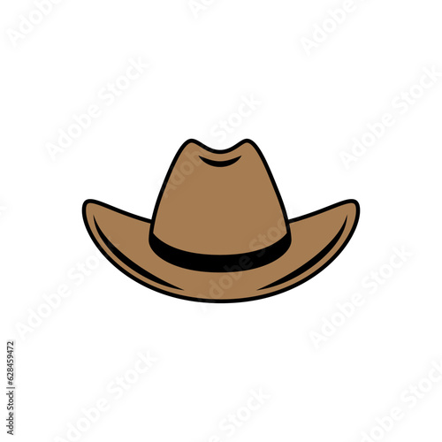 Cowboy hat icon vector. west illustration sign. Texas symbol or logo.