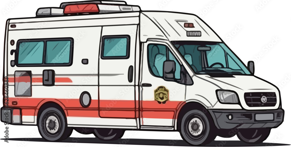 ambulance car illustration