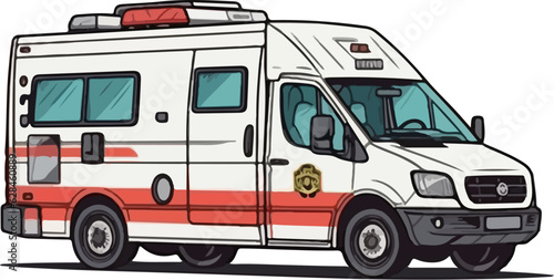ambulance car illustration