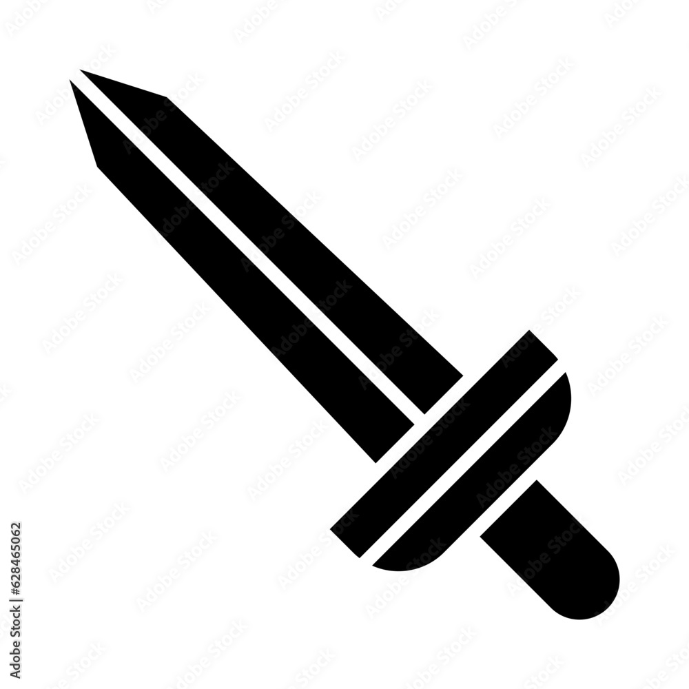 warrior sword icon or logo isolated sign symbol vector illustration - high quality black style vector icons warrior sword icon or logo isolated sign symbol vector illustration - high quality black style vector icons