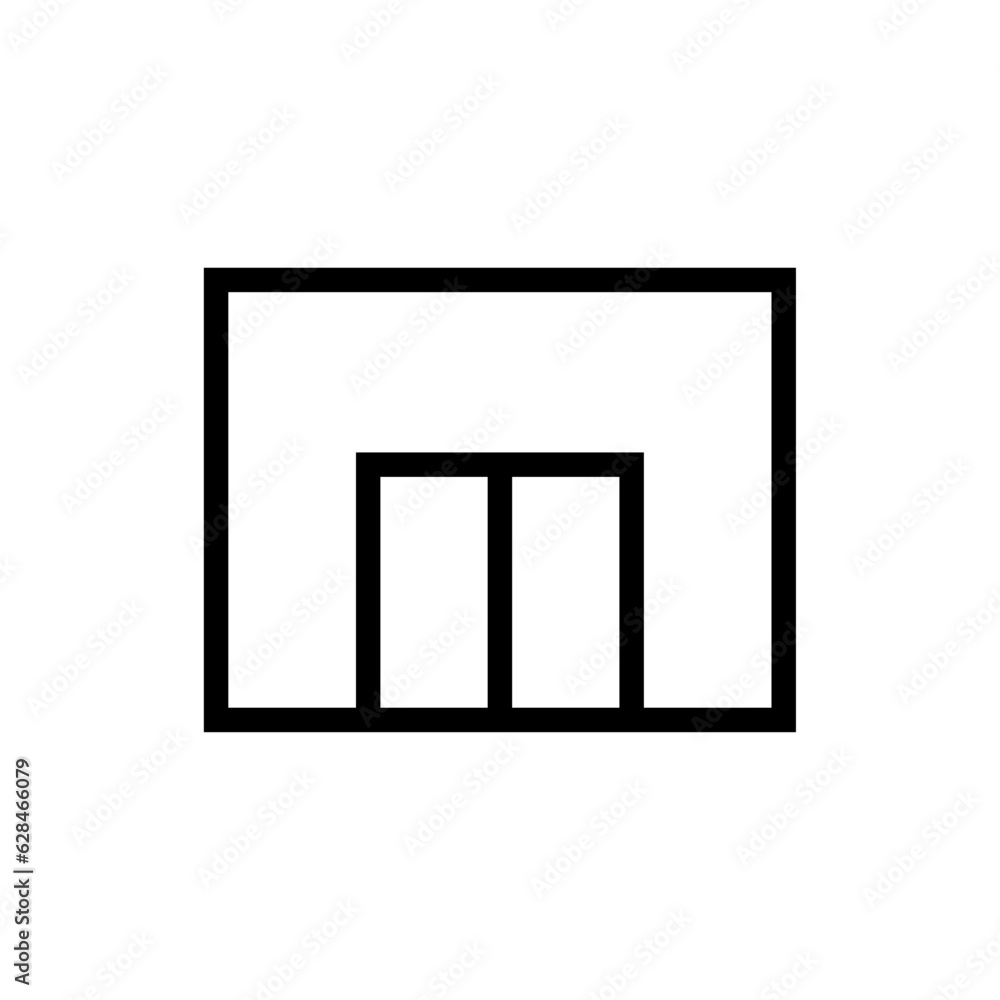 Shop icon vector illustration black outline. Simple store sign. Shop building location symbol. Modern flat isolated pictogram for logo, app, ads, interface elements, web, dev, ui, ux. Vector EPS 10 Shop icon vector illustration black outline. Simple store sign. Shop building location symbol. Modern flat isolated pictogram for logo, app, ads, interface elements, web, dev, ui, ux. Vector EPS 10