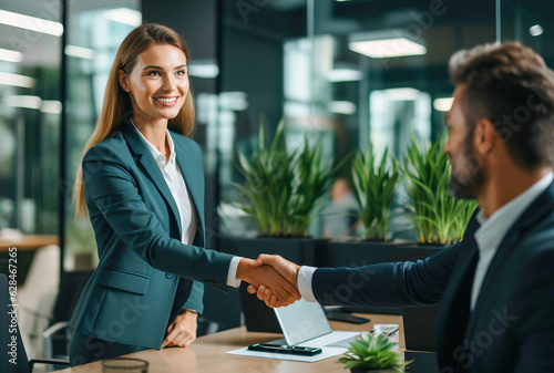 Handshake sealing a busines...
