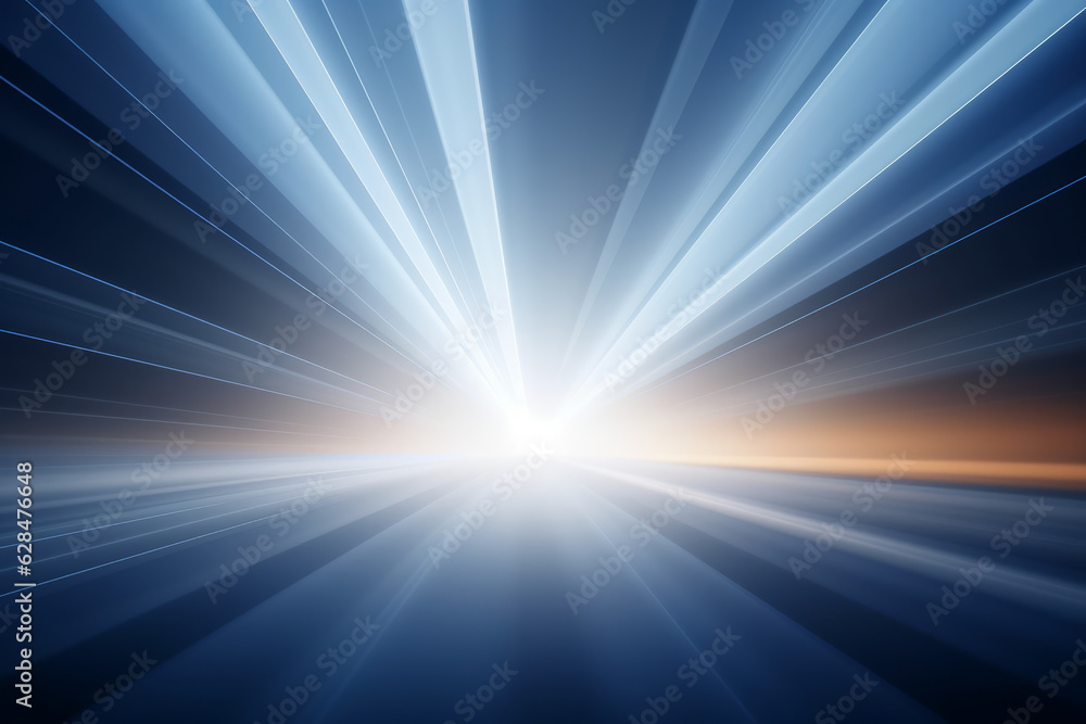 Universal abstract gray blue background with beautiful rays of illumination. Light interior wall for presentation. Generative AI. Universal abstract gray blue background with beautiful rays of illumination. Light interior wall for presentation. Generative AI.