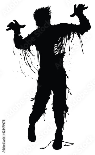 Zombie with Reaching Hands