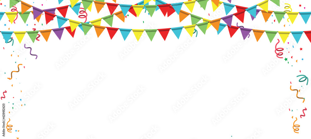 custom made wallpaper toronto digitalHappy birthday vector transparent background. colorful happy birthday border frame with confetti	