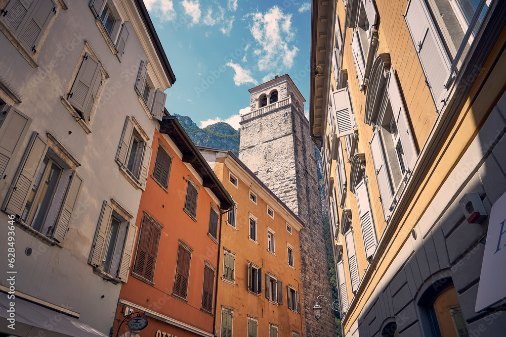 Altstadt Ansicht von Riva del Garda am Gardasee