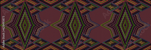  Ornament  is made in bright, juicy, perfectly matching colors. Ornament, mosaic, ethnic, folk pattern.