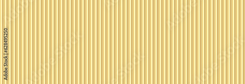 Golden striped seamless banner. Wallpaper or gift wrap for the day of the holiday.