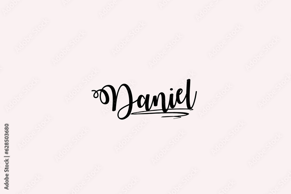 Stylish and unique style abstract Daniel name signature with beautiful font Stylish and unique style abstract Daniel name signature with beautiful font