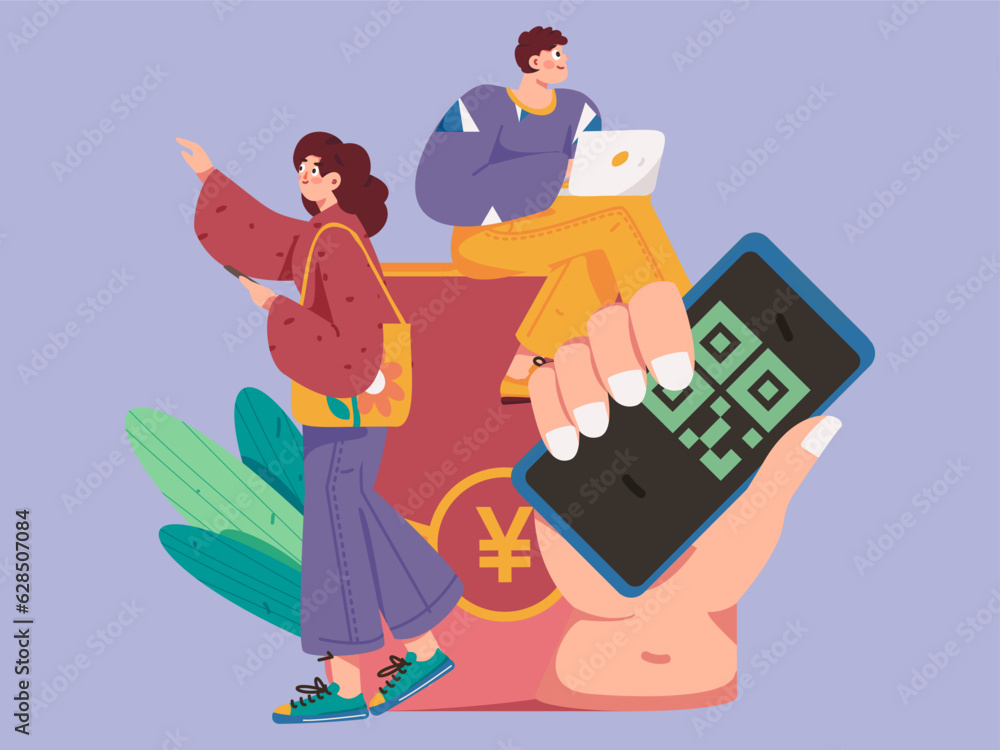 Holiday Shopping E-Commerce Online Shopping People Flat Vector Concept Operation Hand Drawn Illustration
Holiday Shopping E-Commerce Online Shopping People Flat Vector Concept Operation Hand Drawn Illustration