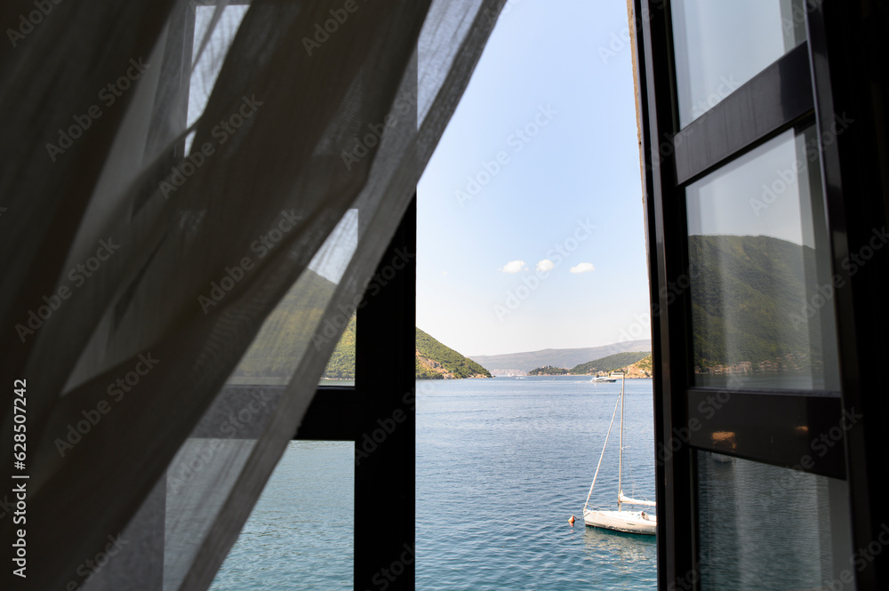 view from the window to the sea view from the window to the sea