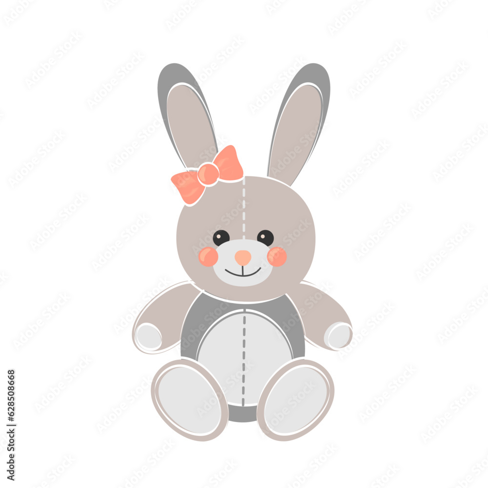 Obraz premium grey bunny 