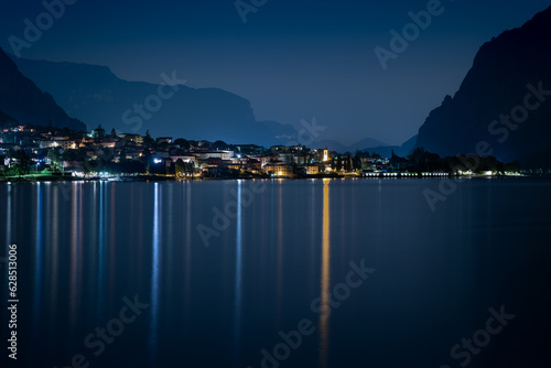 Just after dusk on lake Como