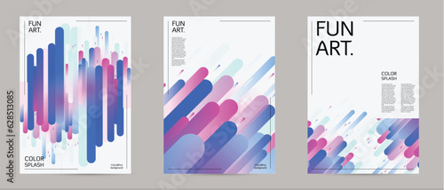 abstract poster layout for school children creative booklet flyer brochure vector background for game hi-tech technology sport fitness theme